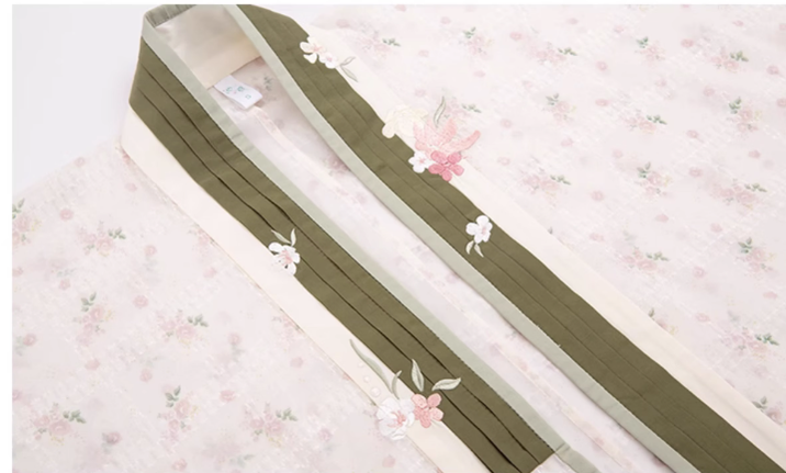 Chixia~ Han Lolita Elegant Pink-white Horse Face Skirt   