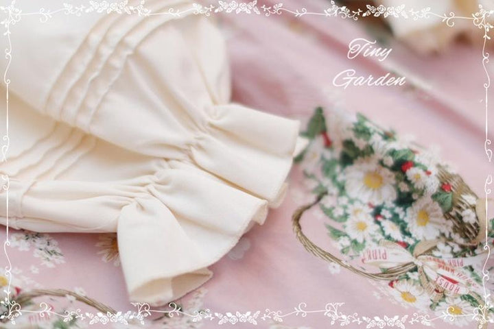 Tiny garden~Cute Lolita Blouse Long Sleeve Lolita Shirt   