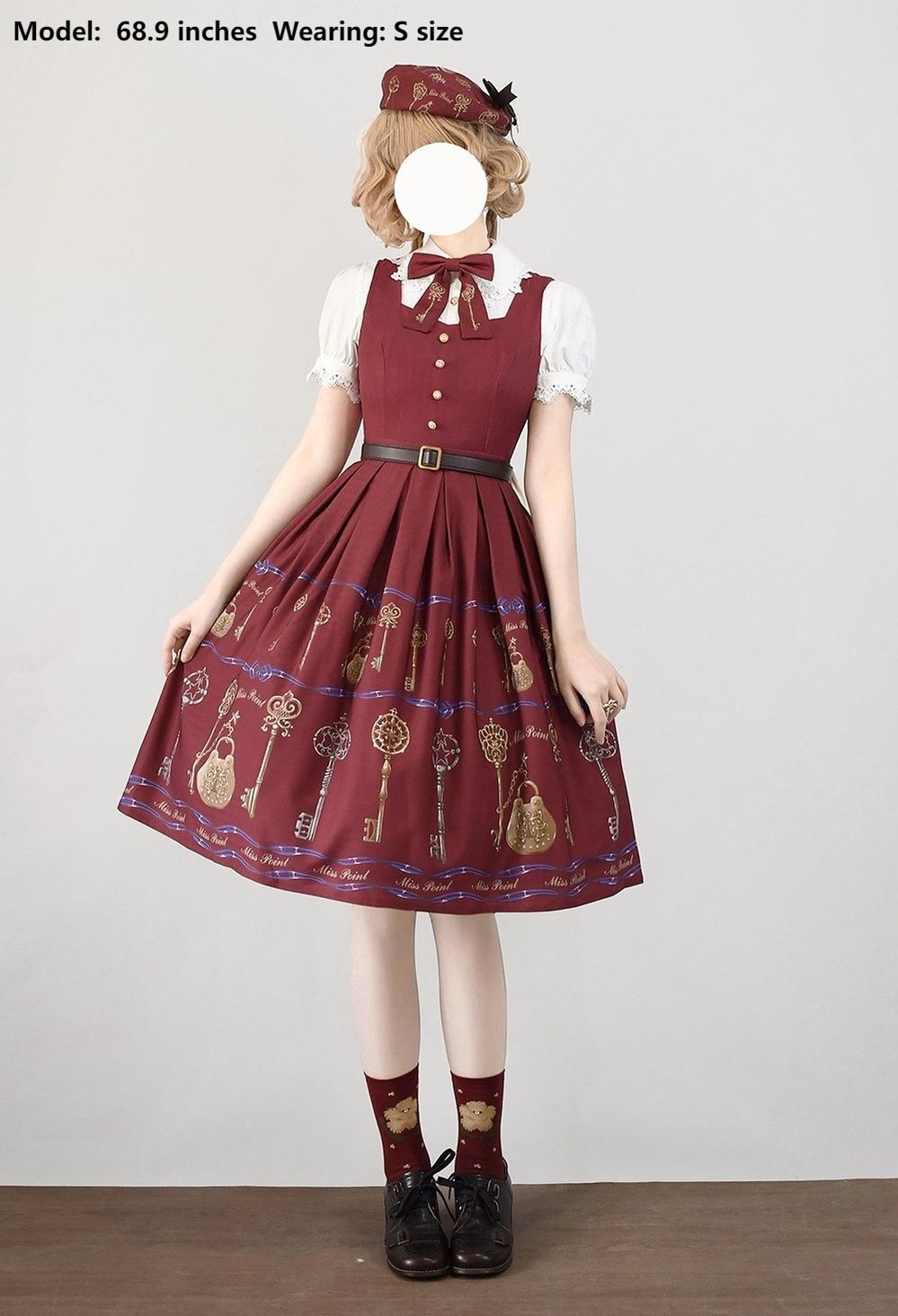 Miss Point~Antique Key~ Elegant Lolita JSK Retro Lolita Dress   