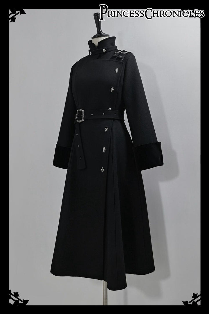 Princess Chronicles~Breakwave~Ouji Lolita Overcoat Retro Single-Breasted Handsome Coat