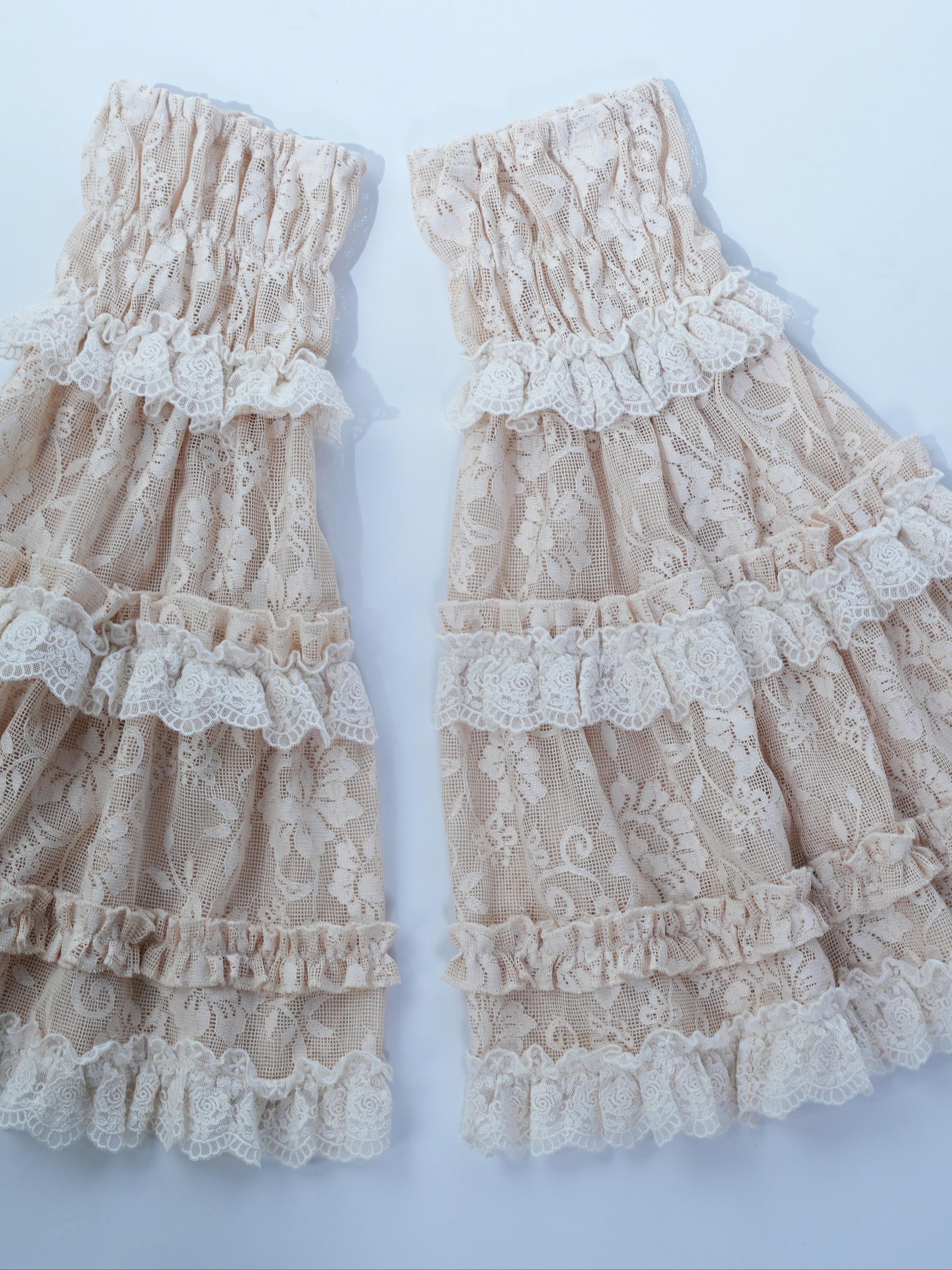 Amber Realm - Dream Strings - Embroidered Classic Lolita OP Dress, Princess Sleeves (2XL L M S XL) 44349:805172