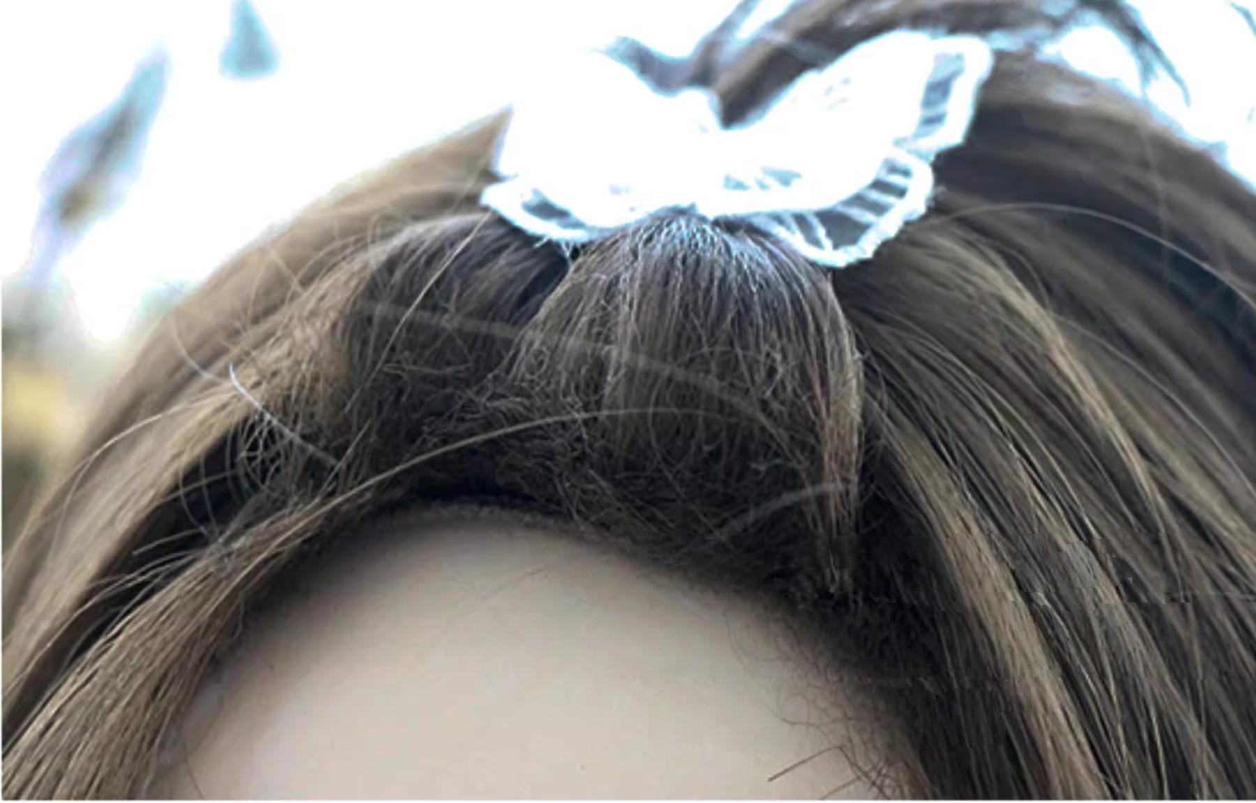 Gothic Lolita Short Wig, Detachable Curl Ponytails 44627:816274