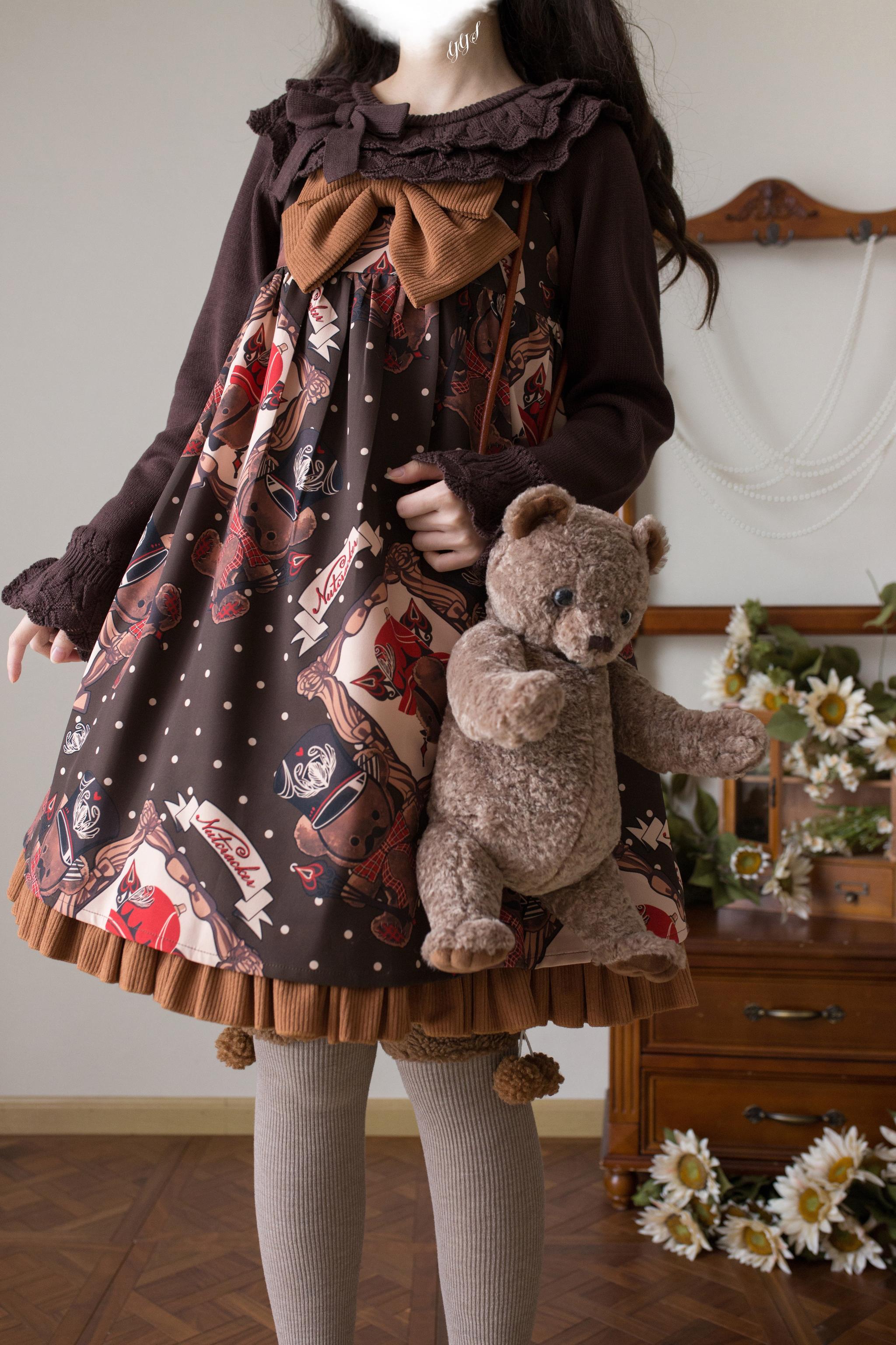 MIST - Nana - Sweet Lolita Sweater, Detachable Bow 44201:798384