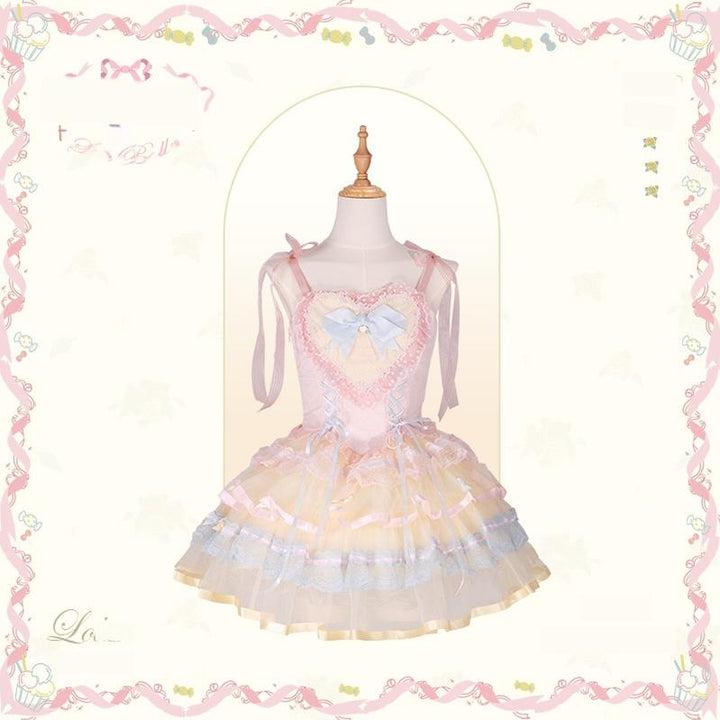 Flower and Pearl Box~Silk Ballet~Wedding Lolita JSK Dress Princess Bridal Dress (L M S XL XS) 34050:708114