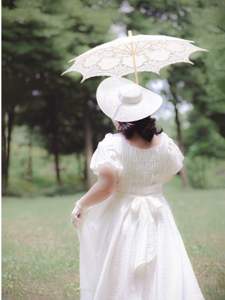 Forest Wardrobe~Forest Gallery~Country Lolita OP Dress Elegant Tencel Dress   