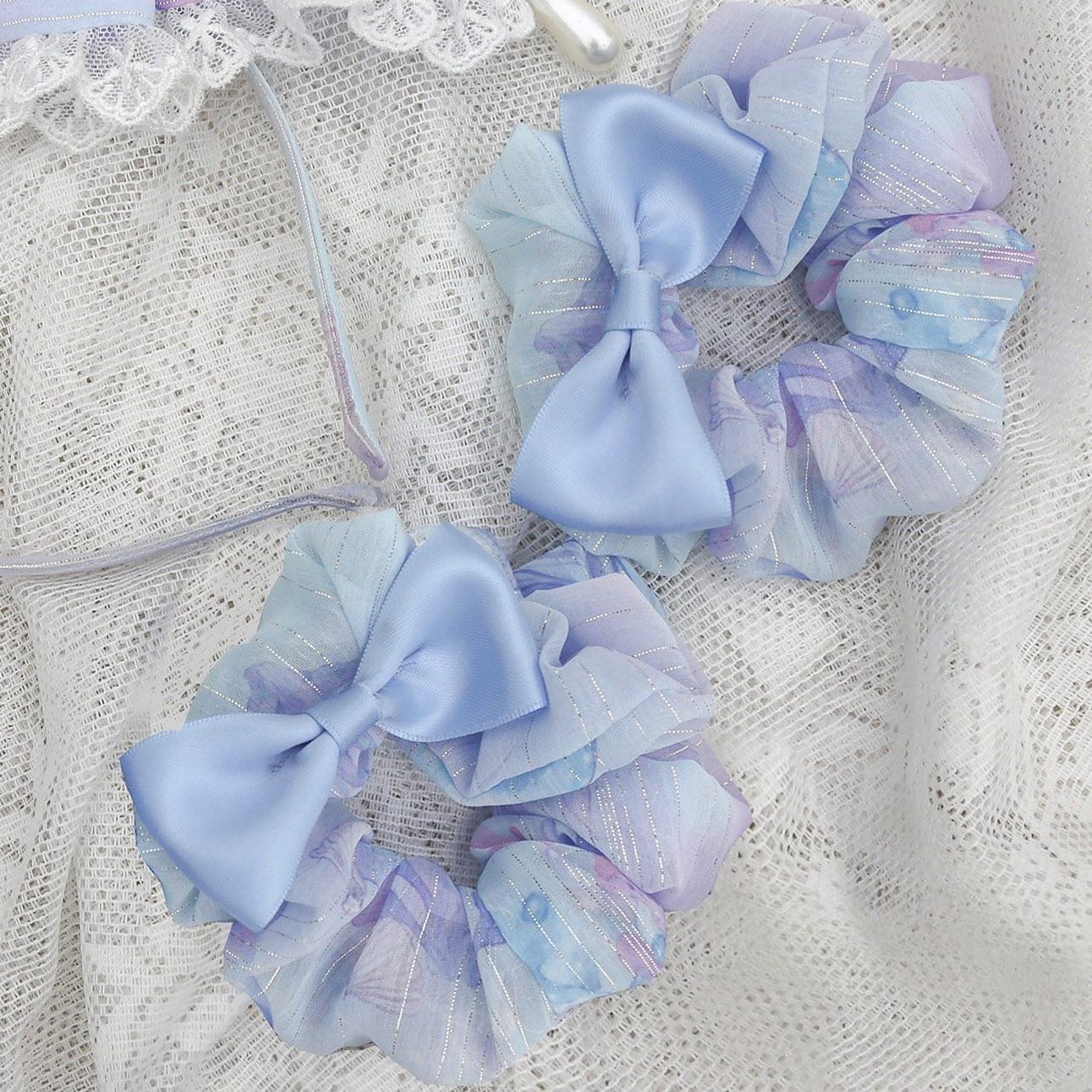 Coral Jellyfish - Sweet Lolita High-waist JSK Dress, Jellyfish & Coral Print (L M S) 44906:827334