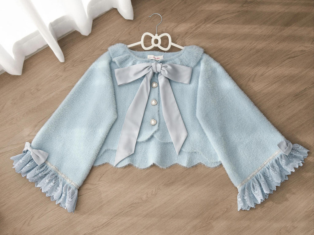 MIST~Qian's Letter~Sweet Lolita Sweater Winter Cardigan Coat (L M S) 41842:720764