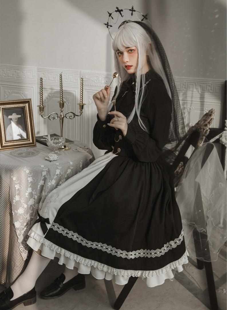 CastleToo~Holy Academy~Gothic Lolita Prince Skirt Set 4790:725606