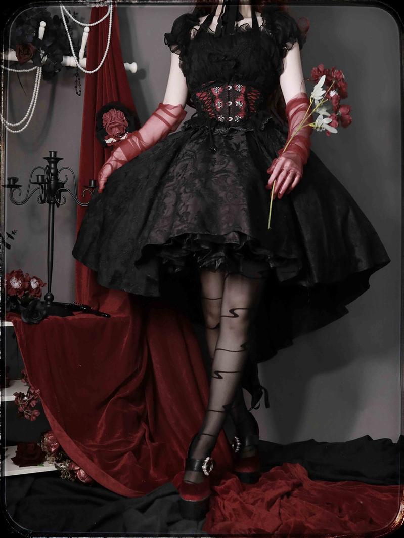 (BFM)Strawberry Duck~Gothic Lolita Dress White Lolita JSK 29578:357454