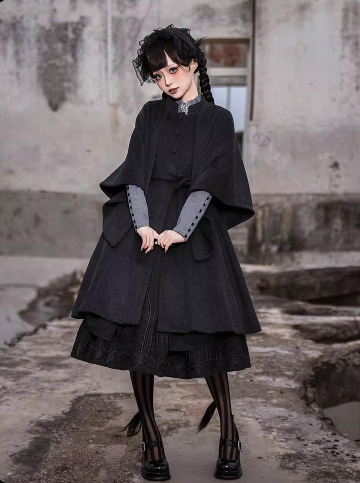 Susin Lolita~Normandy~Gothic Lolita Bust-Supporting JSK Nun Lolita OP Dress 41698:716834