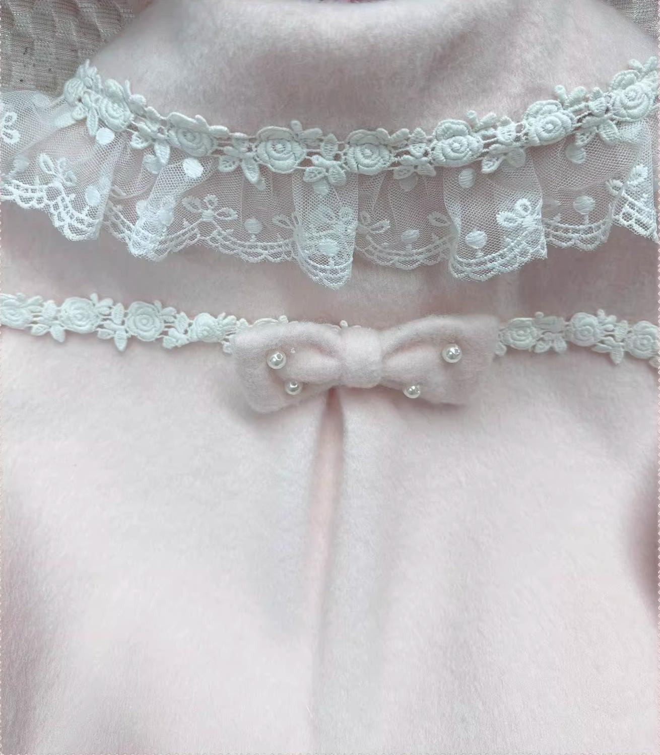 Petal Girl - Loose Sweet Lolita Coat, Detachable Bow