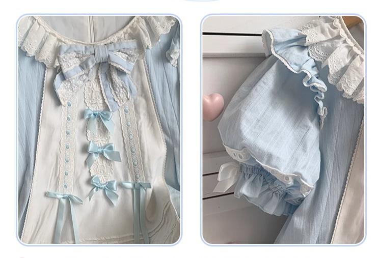 Spireme Cat~Roaming Adventure~Sweet Lolita OP Dress Cute BNT Cuffs   