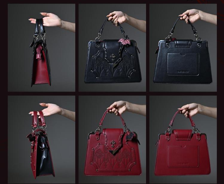 Gothic Lolita Handbag & Jabot