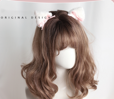 (Buyforme)Their Past Decorations~Sweet Lolita Cat Ear Hairband   