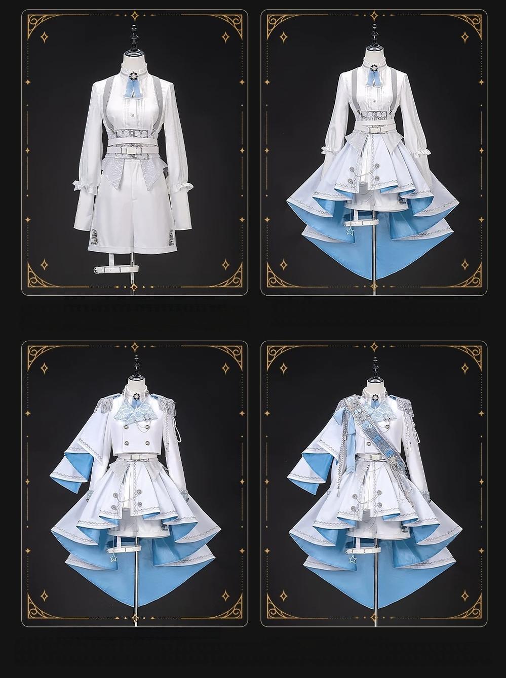 Canticle of Rites - Military Ouji Lolita Jacket & Shorts Set, Detachable Train