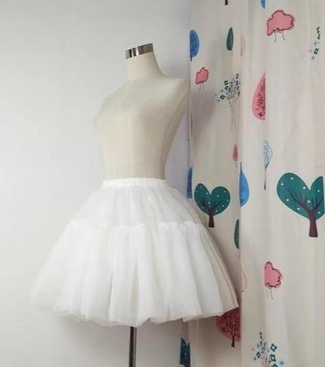 Adjustable Lolita Hoop Puffy Petticoat, 17.7" (45 cm) 39954:850862
