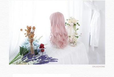 Dalao Home~Strawberry Bobo ~Japanese Long Curly Lolita Wig   
