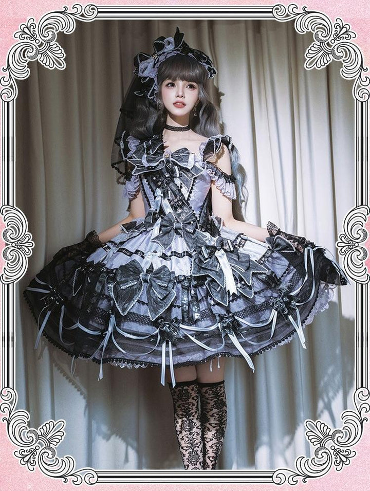 Puppets and Doll - Dream Bow - Bow Decoration Voile Gorgeous Lolita JSK
