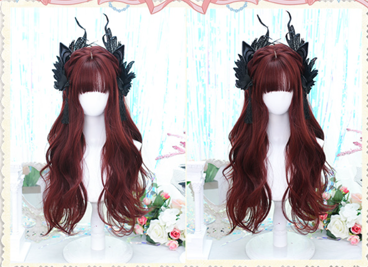 Dalao Home~Growth~Gothic Lolita Long and Curly Wig