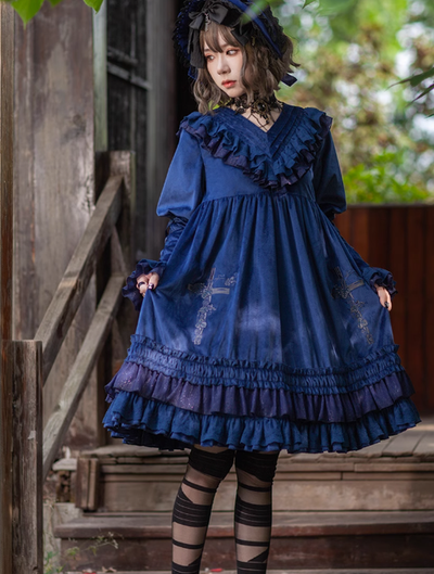 Infanta~Holy Fruit Estate~Gothic Lolita OP Dress Multicolors   