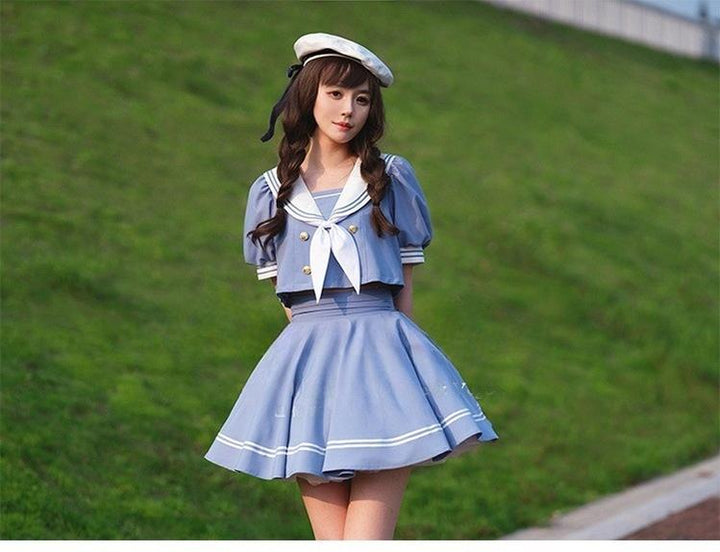 Beleganty - Sea and Wind Separate SP 3.0 - Sailor Lolita Skirt, Long/Short Lengths