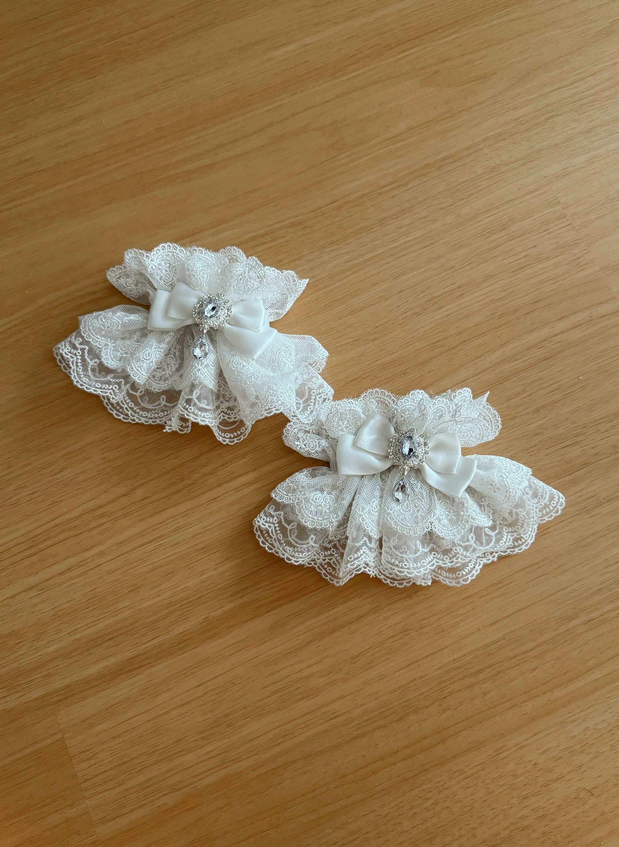 Sugar Girl - Snow Feather - Sweet Lolita Lace Accessories 44126:797470