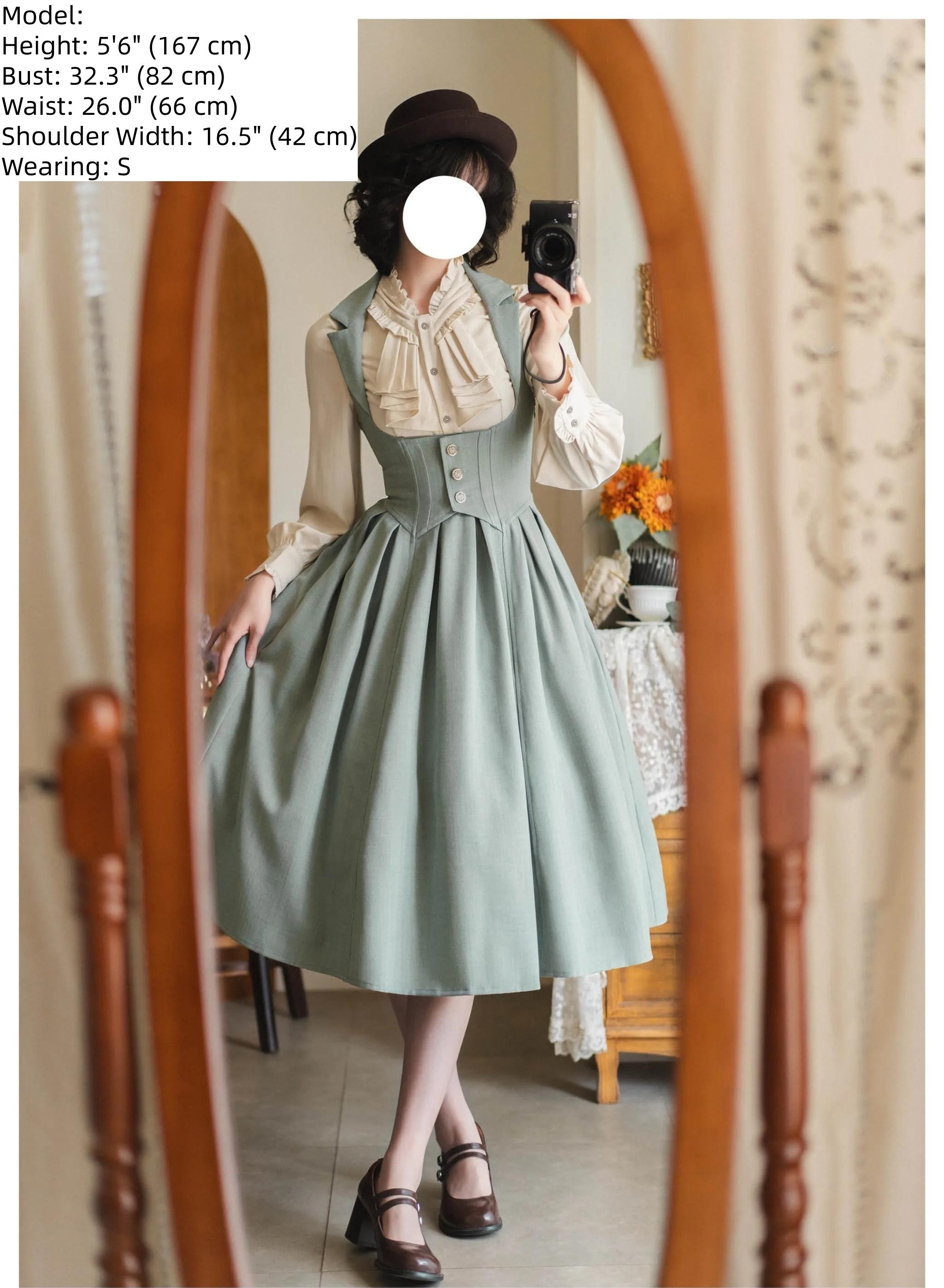 Autumn Forest - Retro Classic Lolita Bust-support JSK Dress