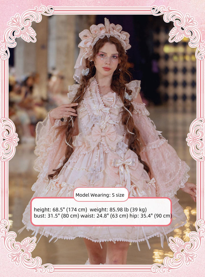 Puppets and Doll - Dream Bow - Bow Decoration Voile Gorgeous Lolita JSK