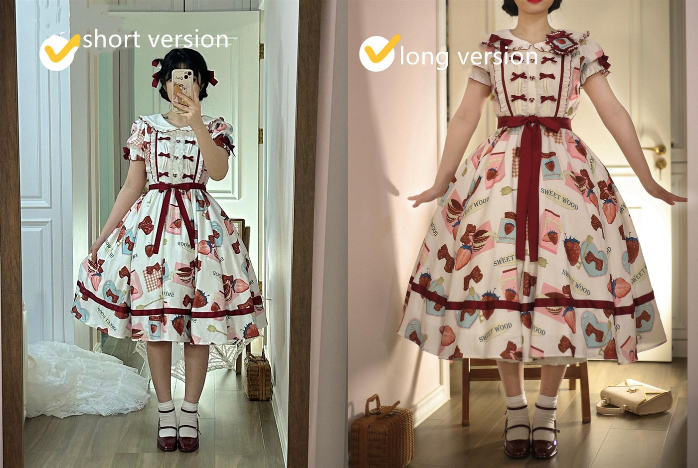 (Buyforme)Sweet  Wood~Betty Baby Sweet Lolita OP Dress   