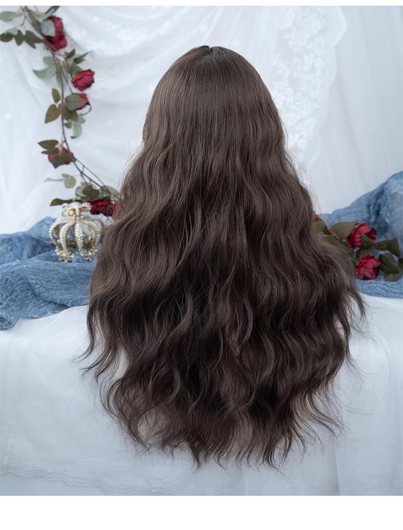 Alicegarden~Daily Lolita Wig Brown Wig With Long Wavy