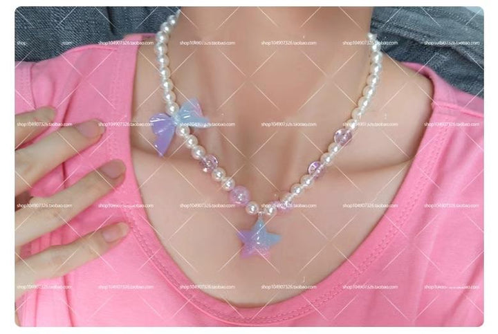 MaoJiang Handmade~Kawaii Lolita Necklace Gradient Choker   