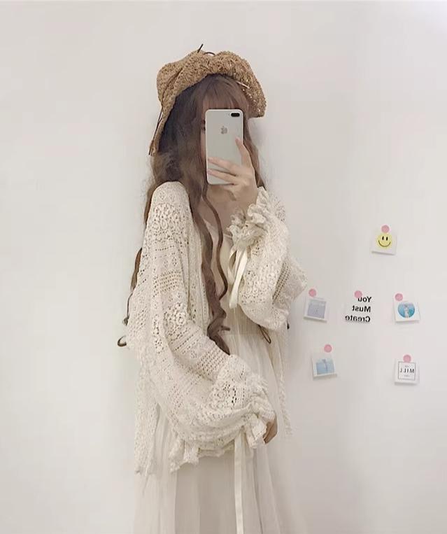 Sugar Girl~Daily Lolita Light Cardigan Oversized Outwear