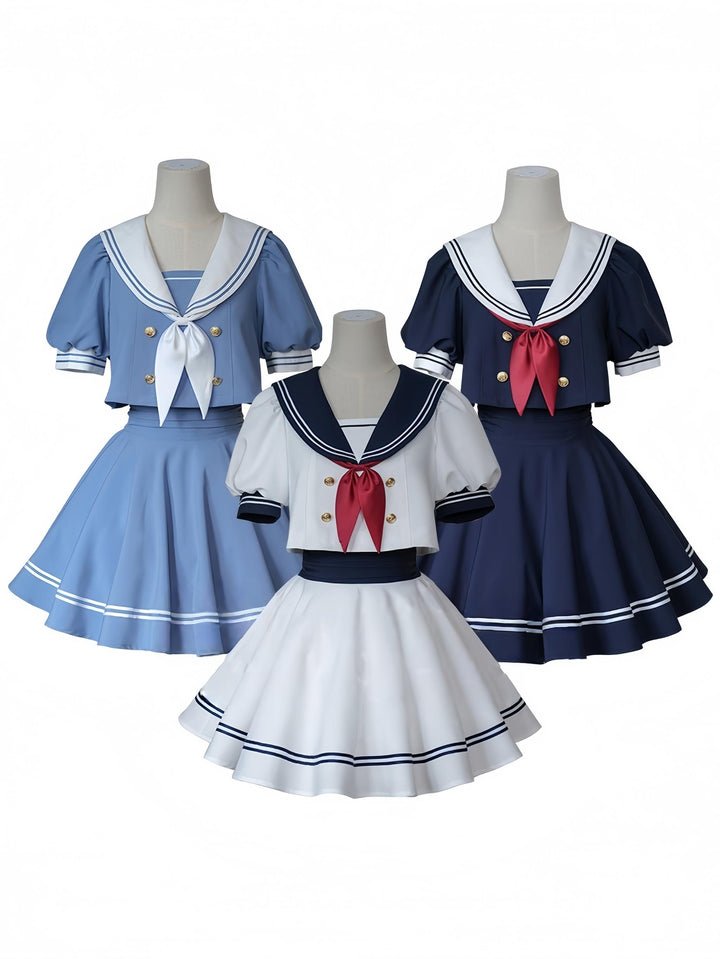 Beleganty - Sea and Wind Separate SP 3.0 - Sailor Lolita Skirt, Long/Short Lengths