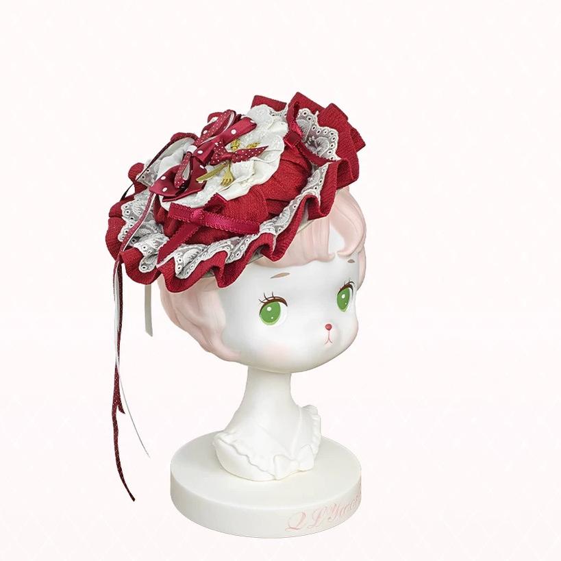 Cream Berry Party - Sweet Lolita JSK Dress, Strawberry Polka-Dot Print 45860:866132