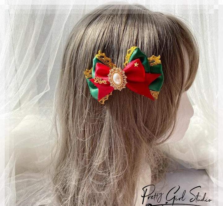 Pretty Girl Lolita~Sweet Lolita Headdress Christmas Lolita Accessories   