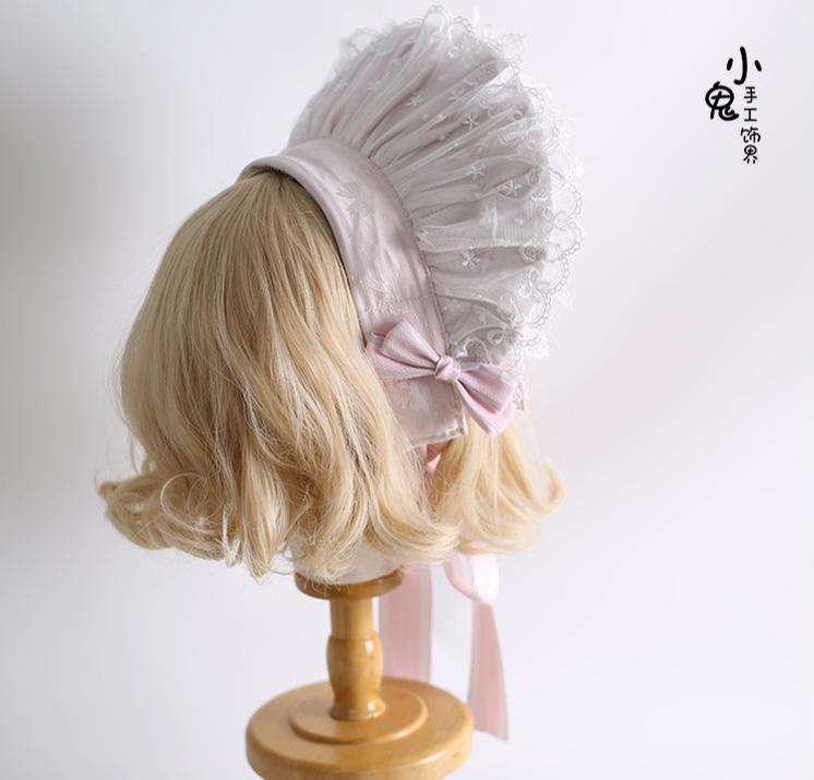 Xiaogui - Sweet Lolita Lace Headdress, Detachable Flower 40786:798787