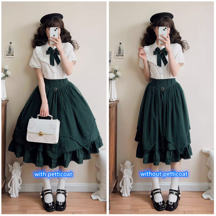 (Buyforme)Uncle Wall Original~Rich Girl~Elegant Lolita SK and Shirt   