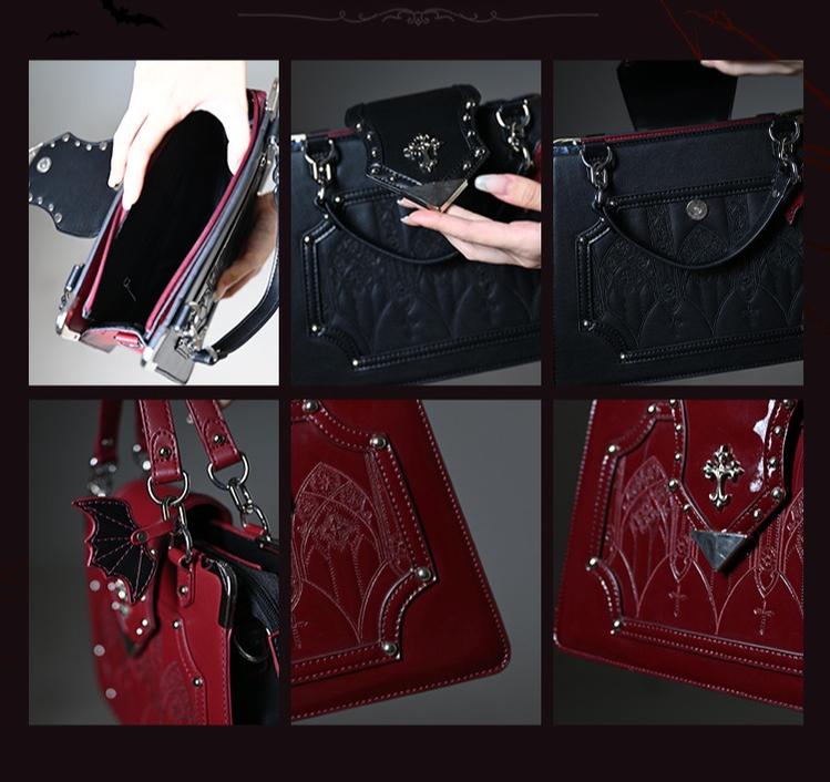 希少耽美系Goth、Black l CD 詰め合わせ Gothic Lolita Handbag & Jabot
