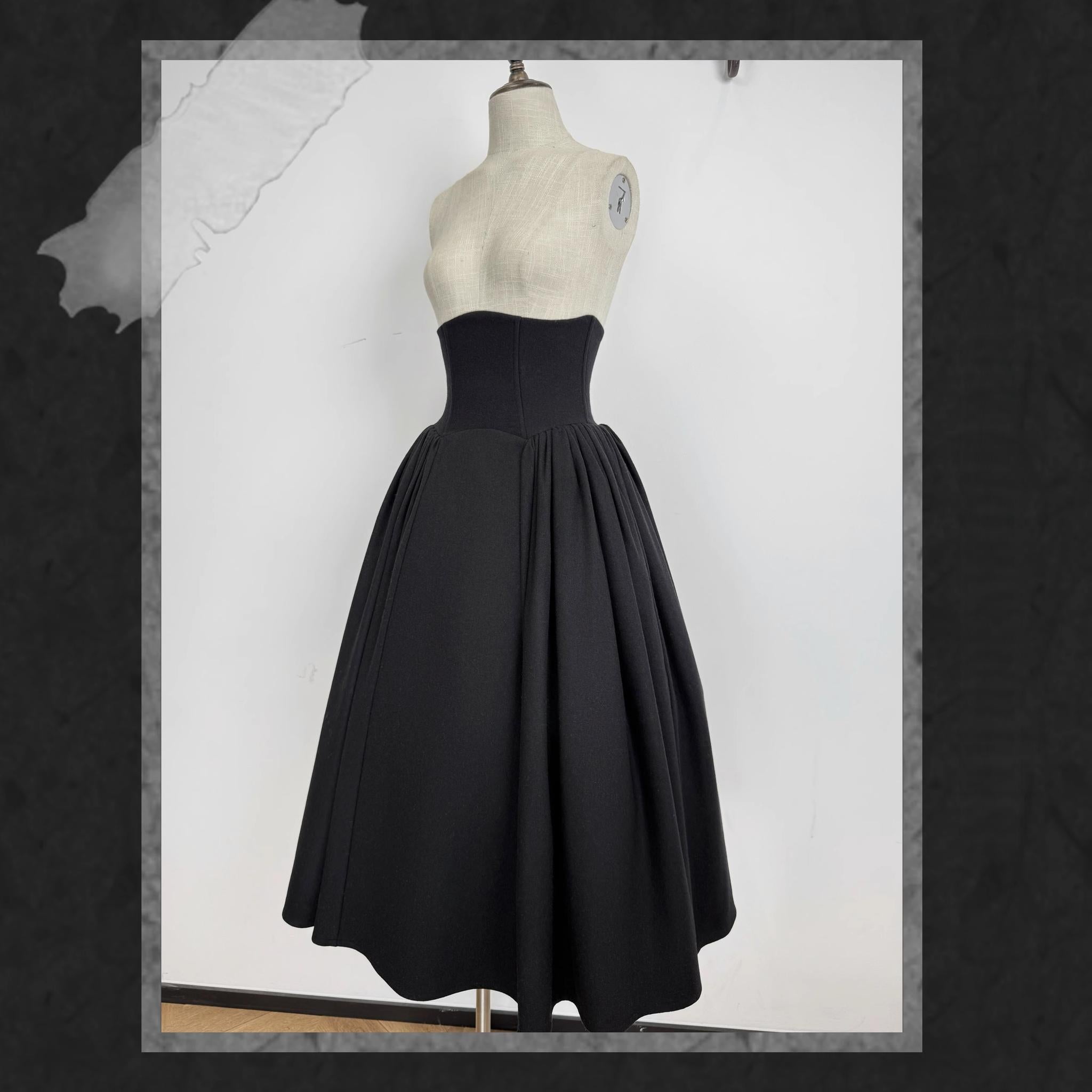 The Seventh Tenet - Classic Lolita Wool SK Set, Detachable Cape 44394:807001