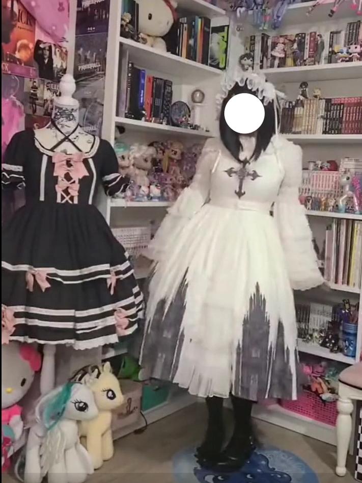 Noloria by 42Lolita - Medium-High Volume Lolita White Puffy Petticoat, 17.7" (45 CM)