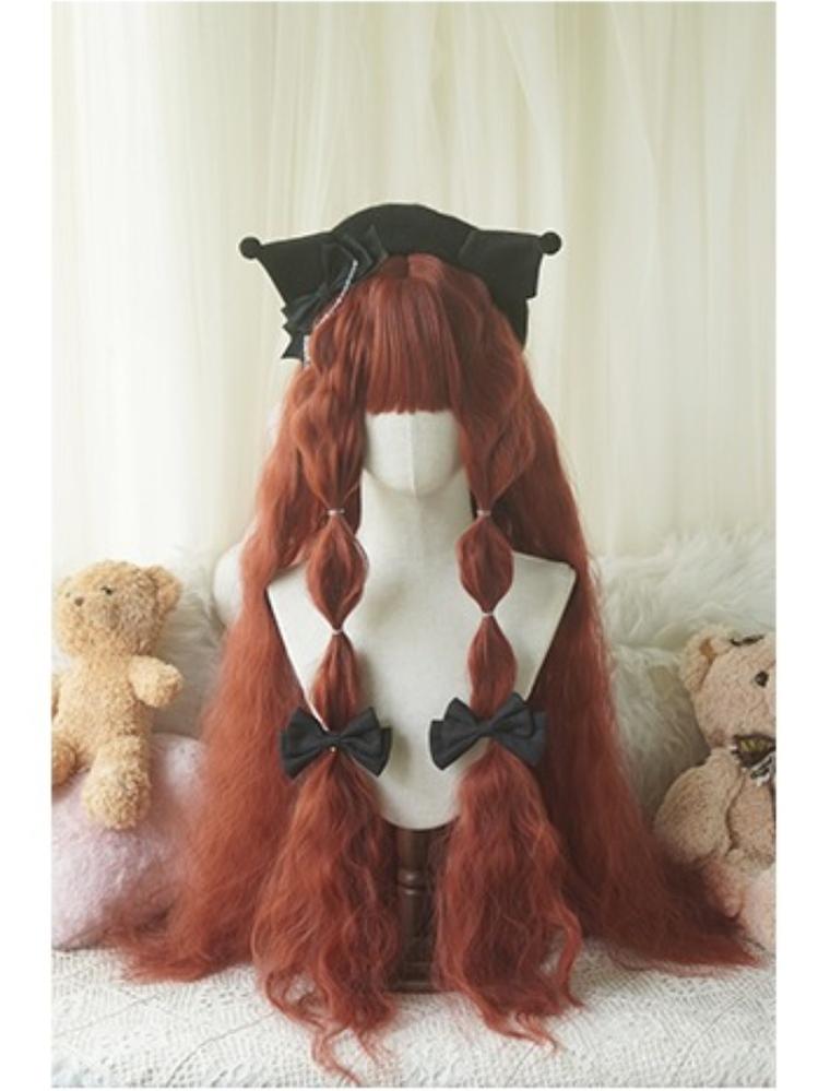 Imperial Tea~Sweet Lolita Wig 80cm Woolly Curls Wig   