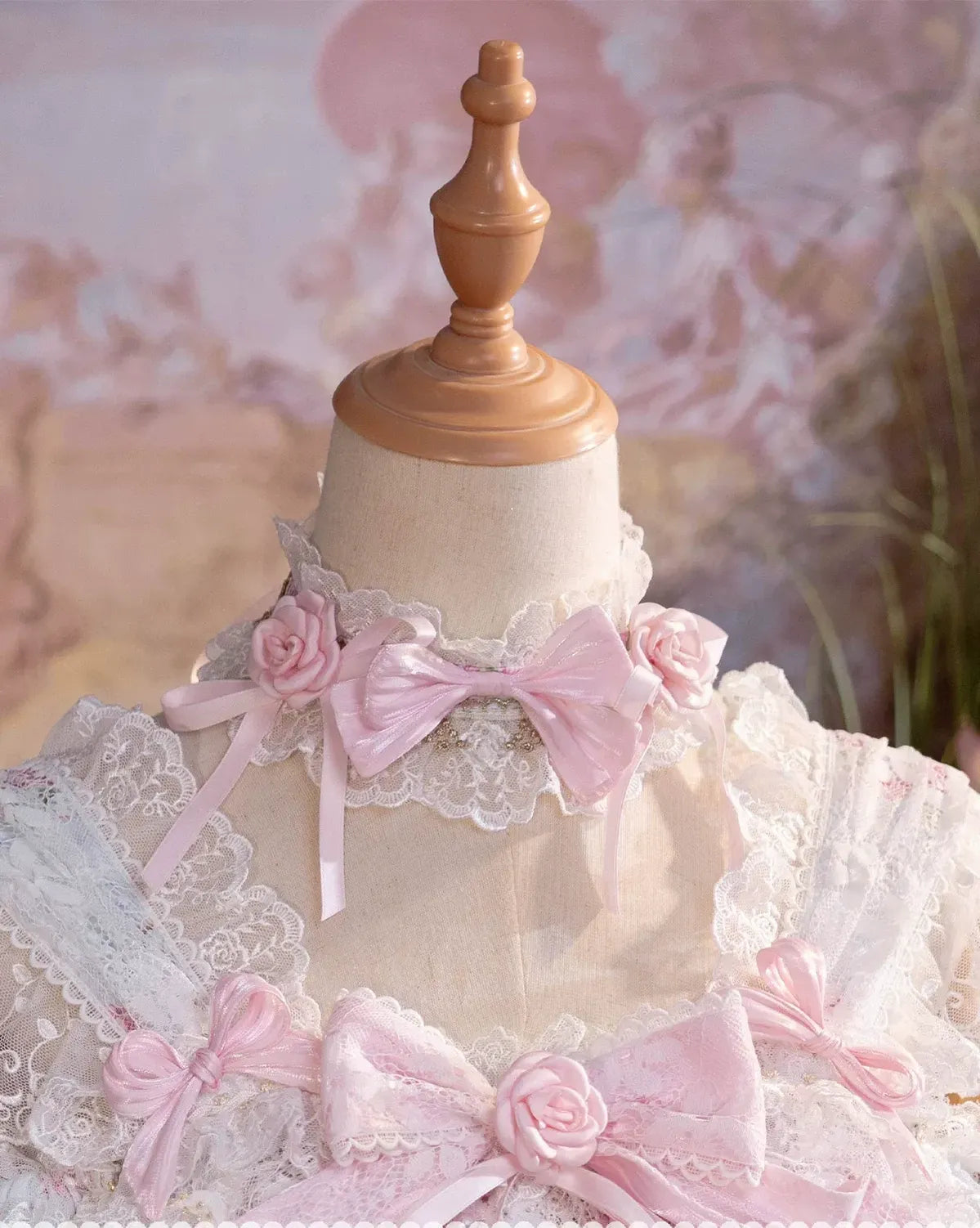 Palace Rose - Gorgeous Classic Lolita Rose Printed JSK Dress with Lace (L M S) 45729:859633