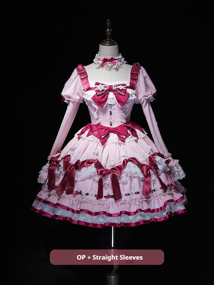 Mewroco - Berry Forest - Sweet Lolita Short-sleeved OP Dress and Matching Accessory (L M S XL) 42596:748507