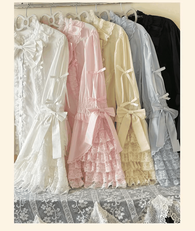 Niu Niu - Plus Size Lolita Blouse, Princess Sleeves