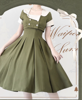 Forest Wardrobe~Waipowa Summer~Elegant and Vintage Lolita Dress   