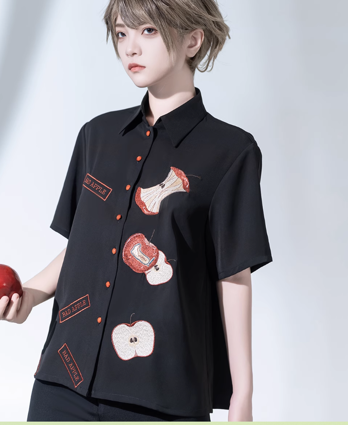 Princess Chronicles~badapple~Ouji Lolita Black Shirt and Shorts   