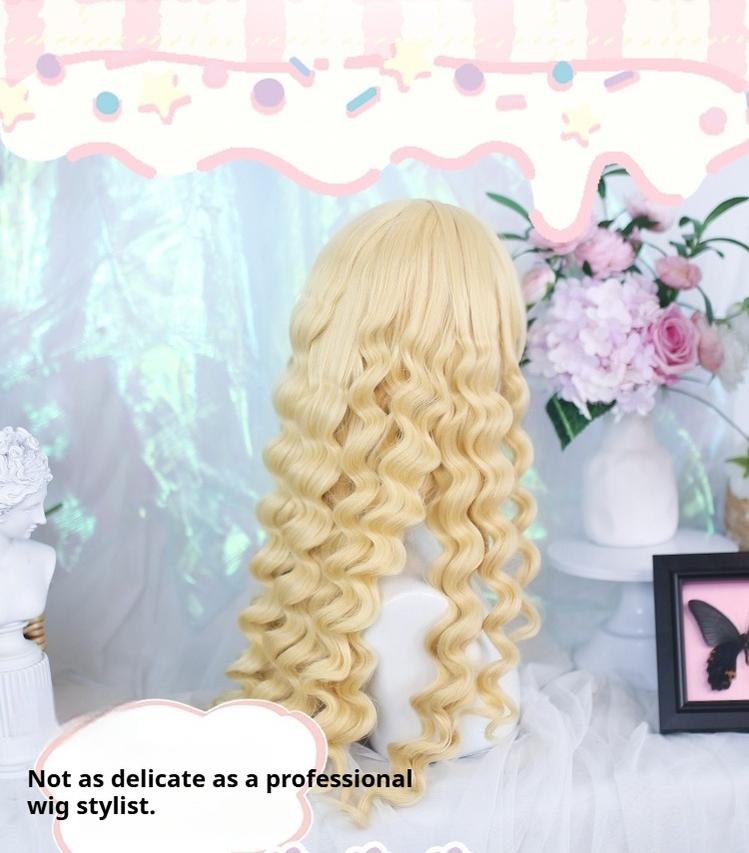 Dalao Home - Fluffy Cloud - Sweet Lolita Long Curly Wigs, Roman Curls