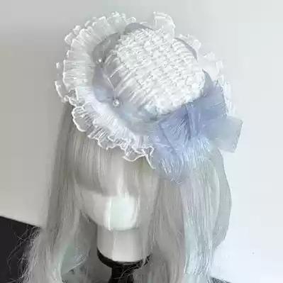 Cornfield Lolita - Iris Dream - Elegant Lolita Dress Short Sleeve OP Hat S