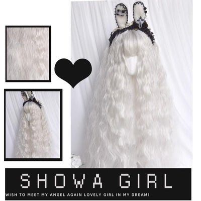 Sinwavy~Waltz~Elegant Lolita Long Curly Wig Multicolors   