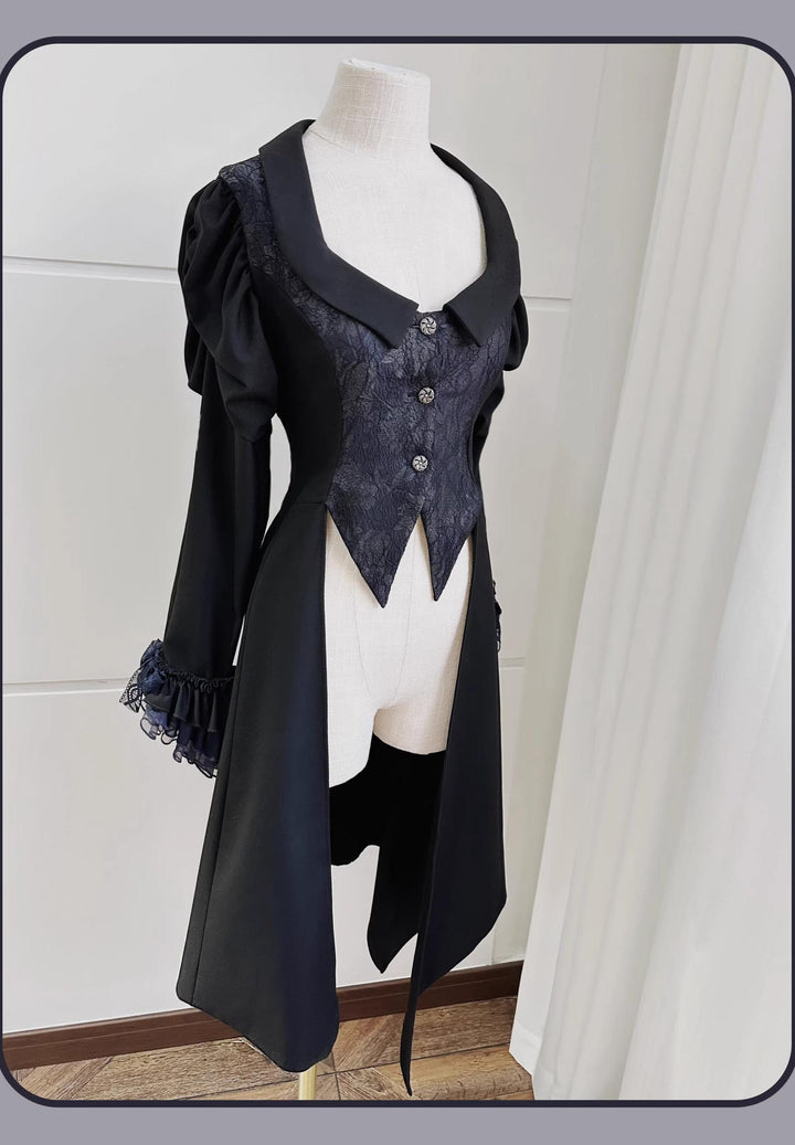 Susin Lolita~Star Disk~Gothic Lolita Dress Elegant OP Dress and Coat (L M S XL) 40980:682834